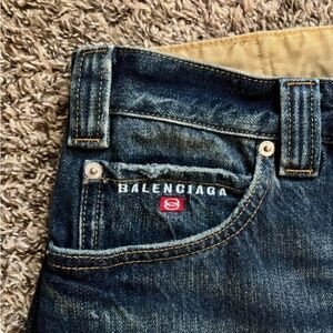 Balenciaga Dark Denim Men's Jeans